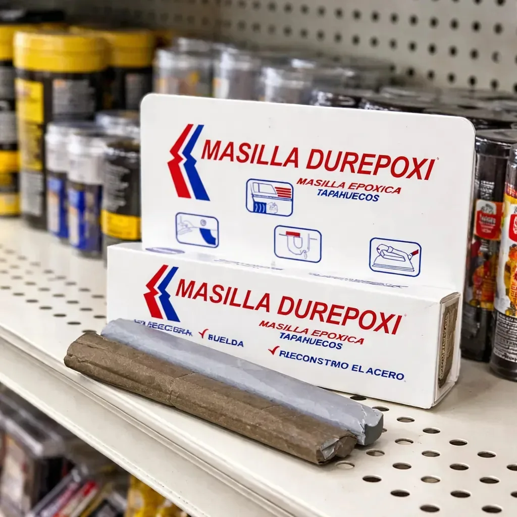 Durepoxy Putty Massa epóxi econômica 90 gramas Tapahueco