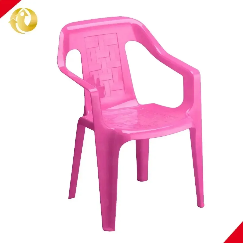 Cadeira Rimax com apoios de braços para crianças, rosa forte