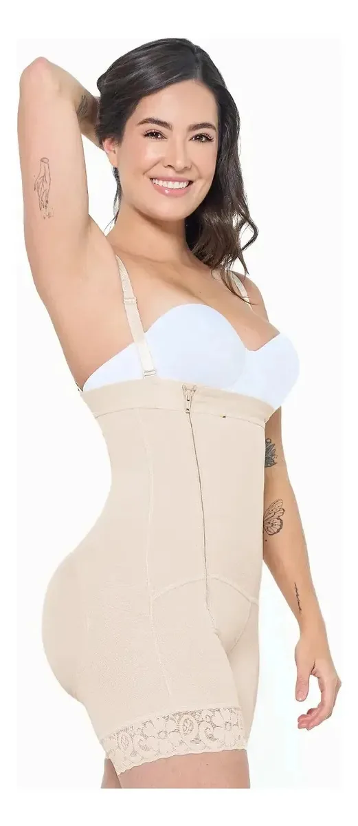 Cintas colombianas Mariae 9143, redutor de cintura alta, cor: bege, tamanho Xl