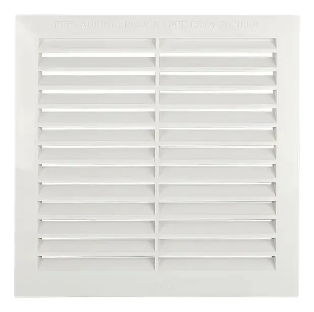 Grelha de ventilação Grival 30x30 cm branca