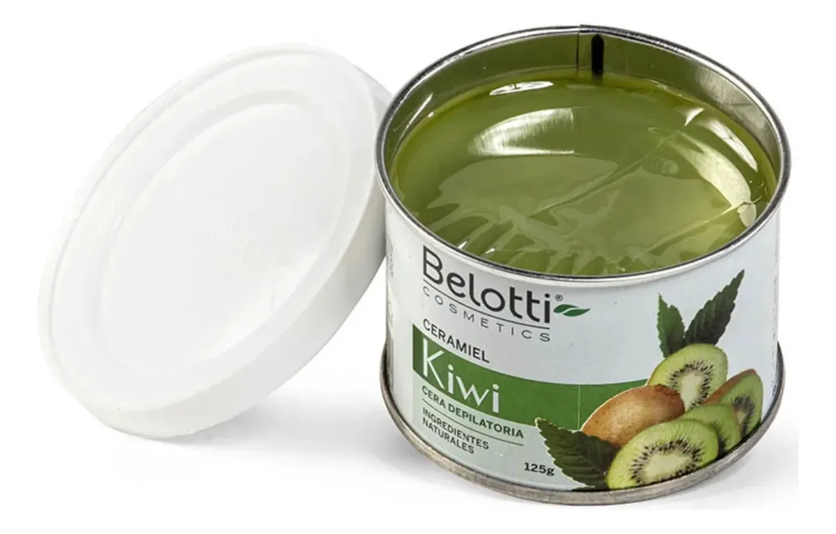 Cera depilatória de cera macia Belotti kiwi x 125g