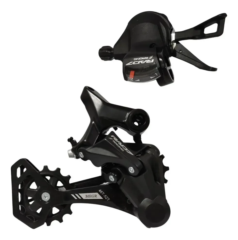 Kit Cambio + Alavanca 12v R7 Racing Cage Até 52d