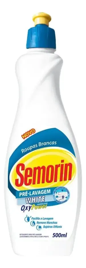 Semorin Pré Lavagem Tira Manchas White 500ml