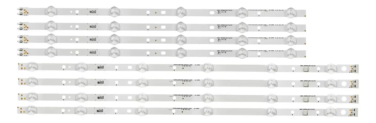 Faixa de LED Bxfffceo de 8 peças para iluminação traseira para Samsung Un48h4005af ue48h4200 2014svs_48_mega_3228_r_5led L_6led Cy-hh048aglv1h ue48h4273ss
