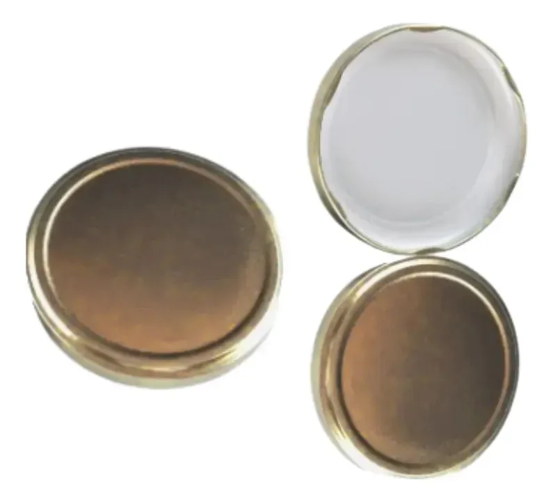 Tampa para recipiente Megaenvases Axial com design castelos e escorregadores infláveis dourado de 8.2cm de comprimento x 8.2cm de largura x 8.2cm de diâmetro - kit de 100