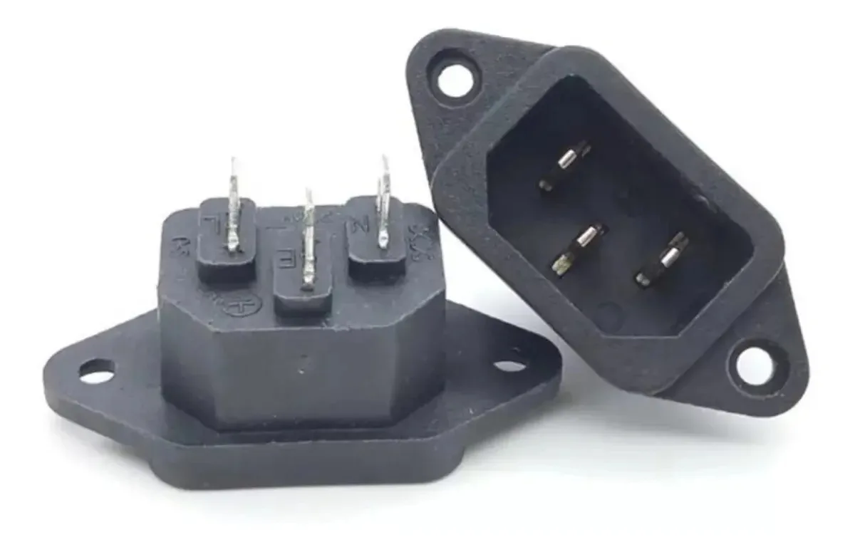 Conector de plugue macho Power Interlock Pc Ups Chassis