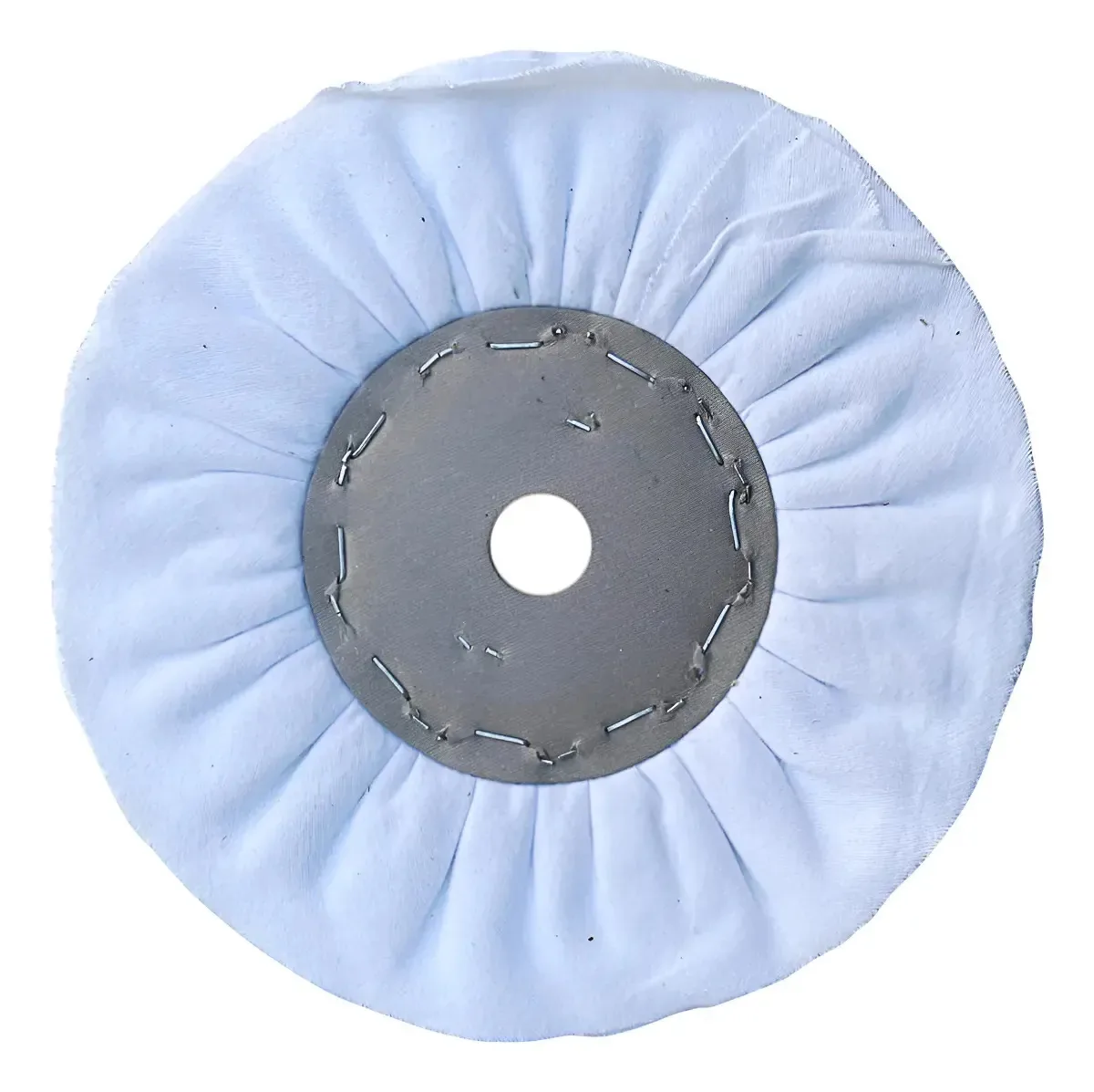 Disco Ventilado Roda Flanela Polimento Lustro 12 Pol 30 Cm Branco