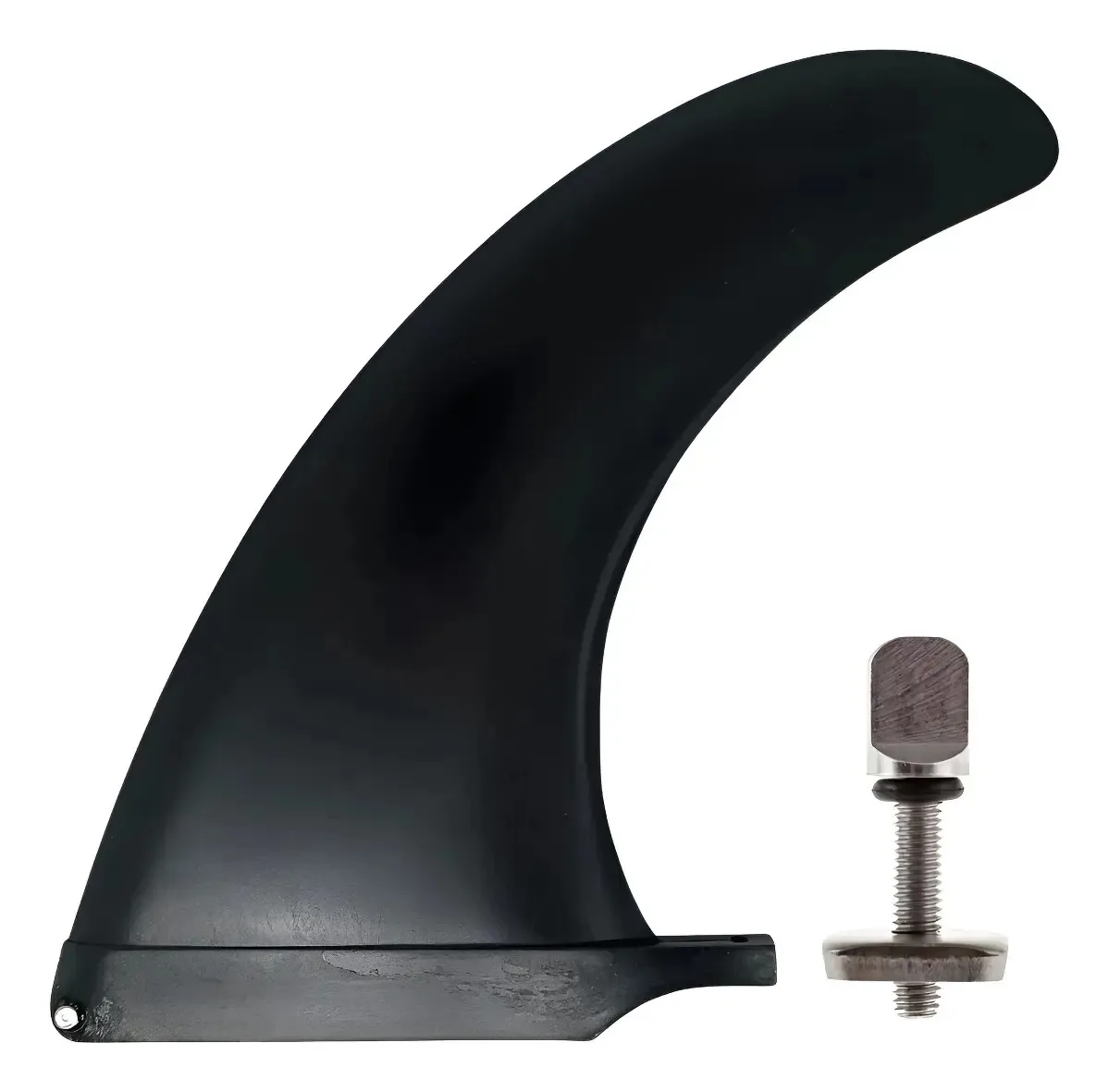 Quilha Surf Longboard Sup Central Quilhão Stand Up+parafuso Tamanho 6 3/8 Preto