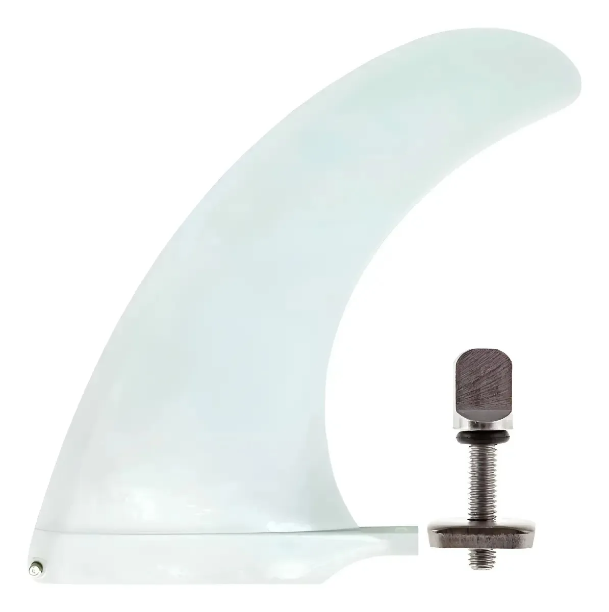Quilha Surf Longboard Sup Central Quilhão Stand Up+parafuso Tamanho 7 3/4 Branca