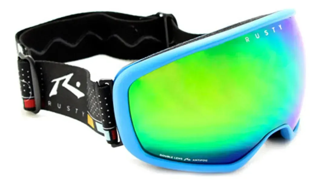 Óculos de neve Rusty Tek C2 verde azul