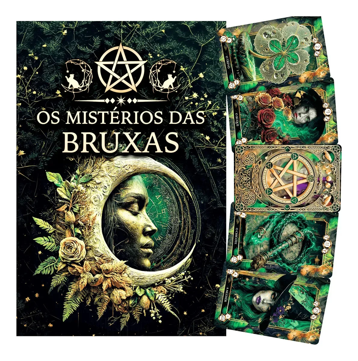 Tarot Baralho Das Bruxas Lenormand 36 Cartas Plastificadas