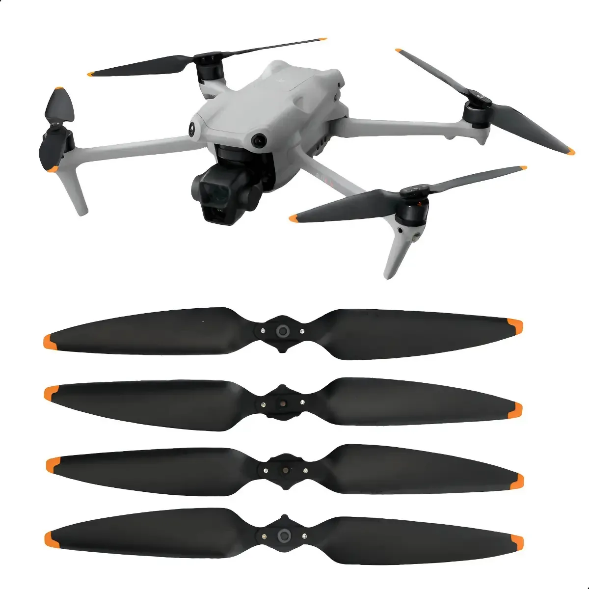 4 Hélices Reposição 2 Pares Pás Dobrável Para Dji Air 3 E 3s