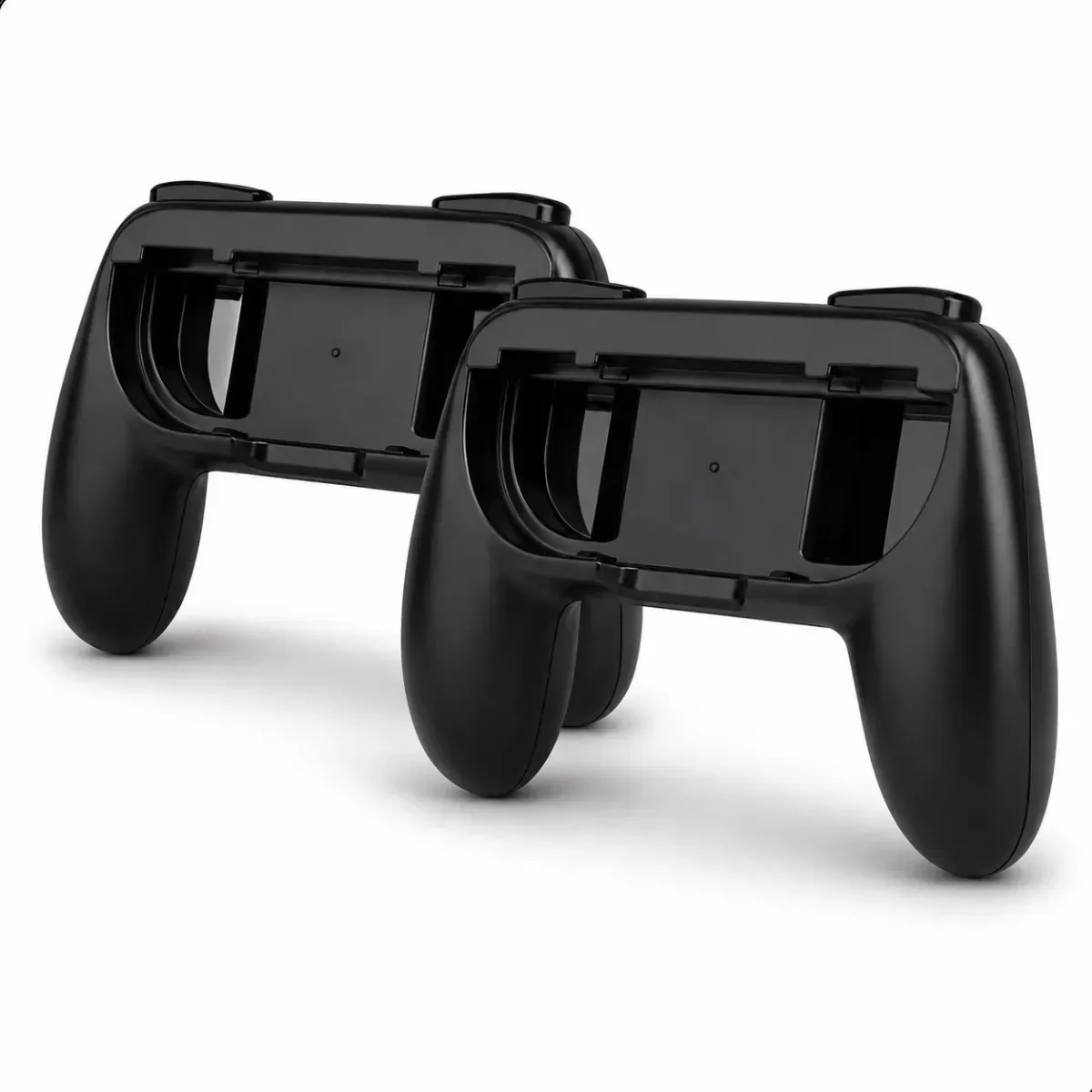 2 Grip Joycon Para Nintendo Switch 2 Gamepad Controle Preto