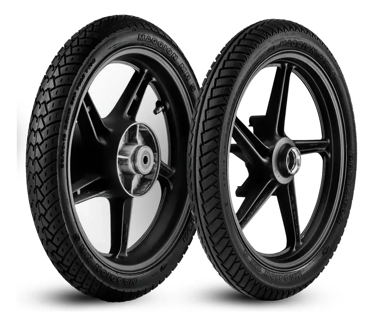 Pneus Moto Maggion Predator 2.75-18 + 90/90-18 Diant/tras
