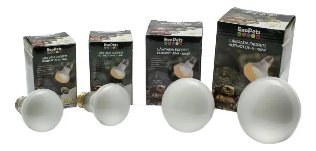 Lampada De Aquecimento Repteis Uva Hotspot Exopets 75w