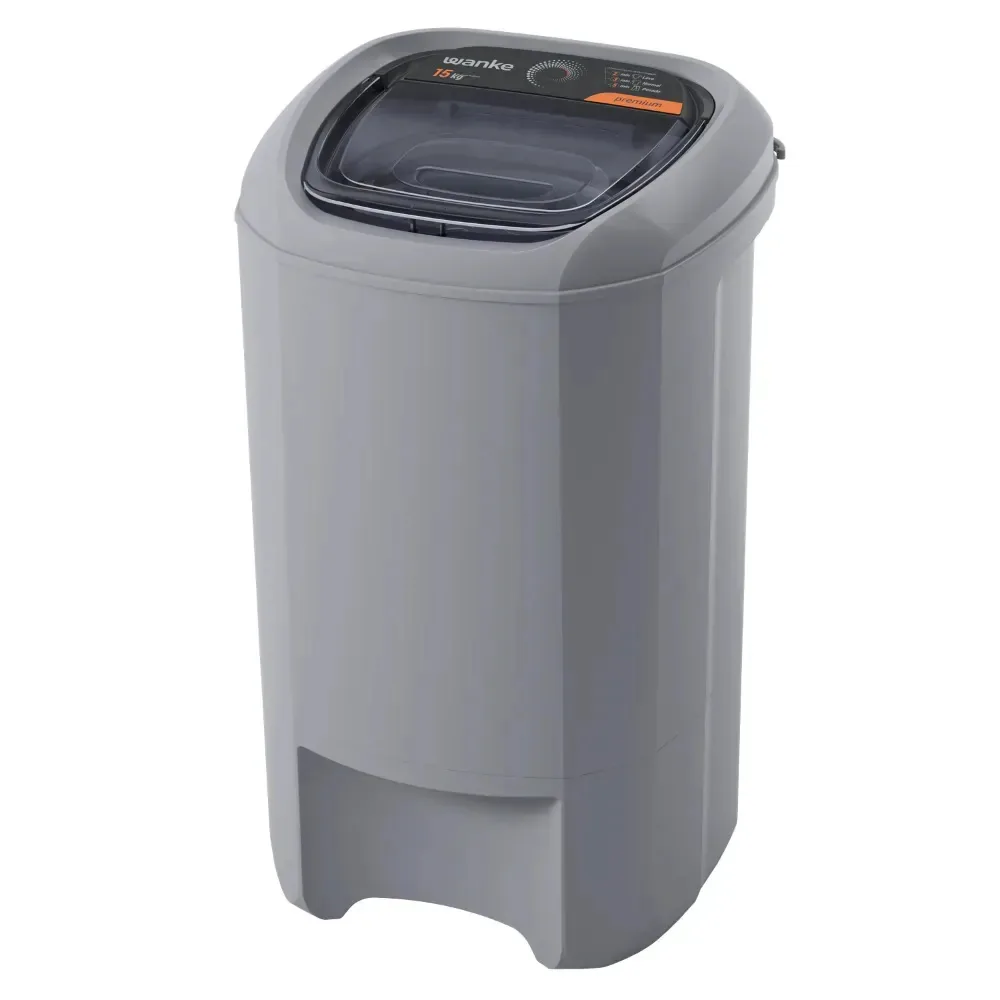 Centrífuga De Roupas 15kg Wanke Premium Cinza 3 Programas Alta Capacidade Promo Wave