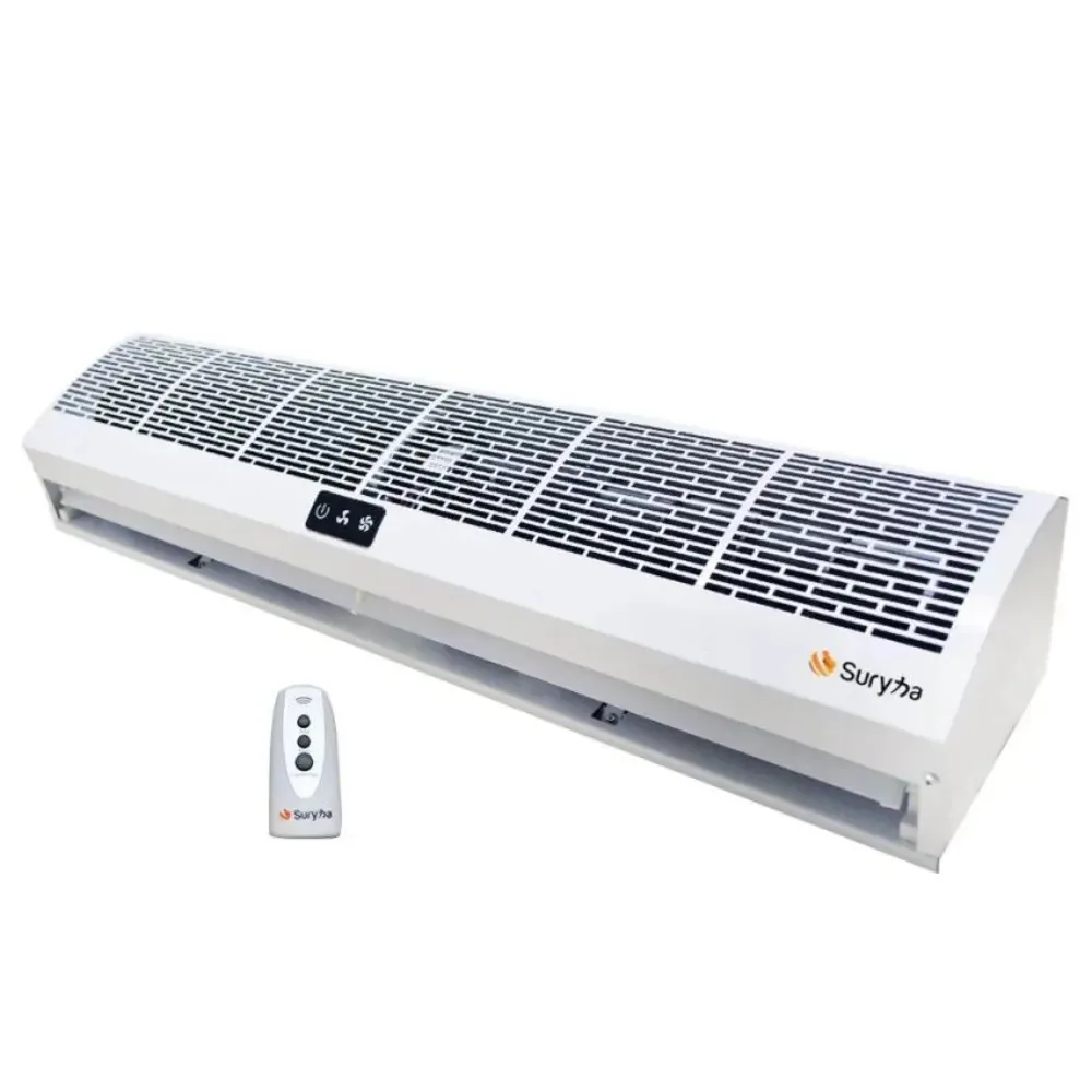 Cortina De Ar 120cm Suryha Branco Com Controle Remoto