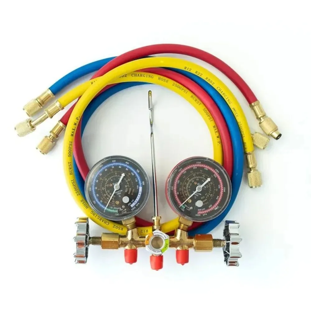 Manifold Suryha 90cm R22 R134 R404 C/ Capas De Proteção E Vedação Dupla