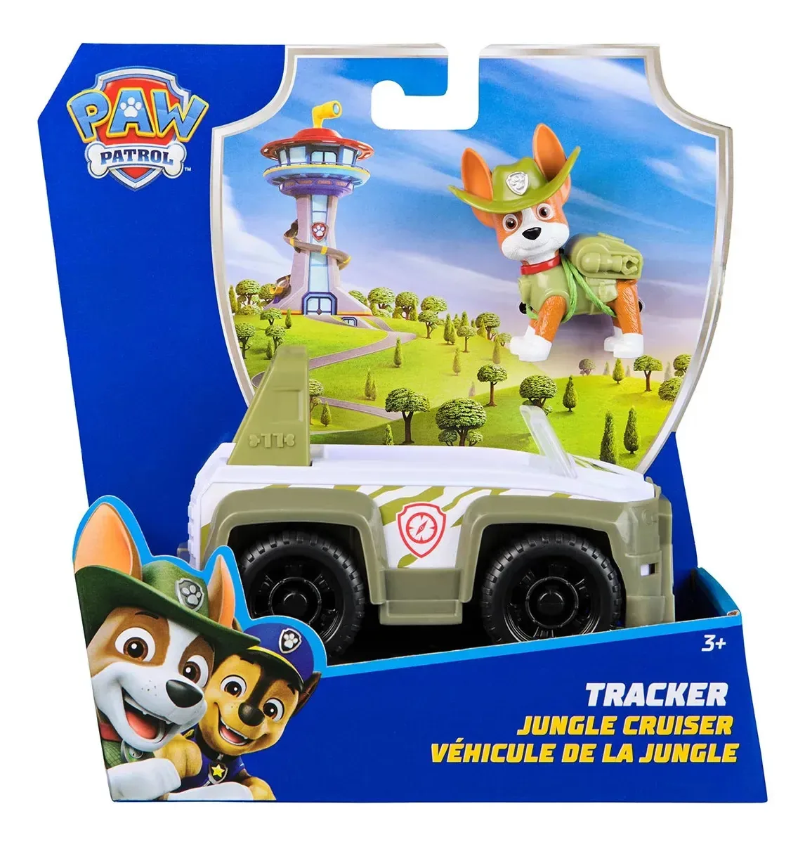 Patrulha Canina - Boneco De 7cm E Veículo - Tracker ()