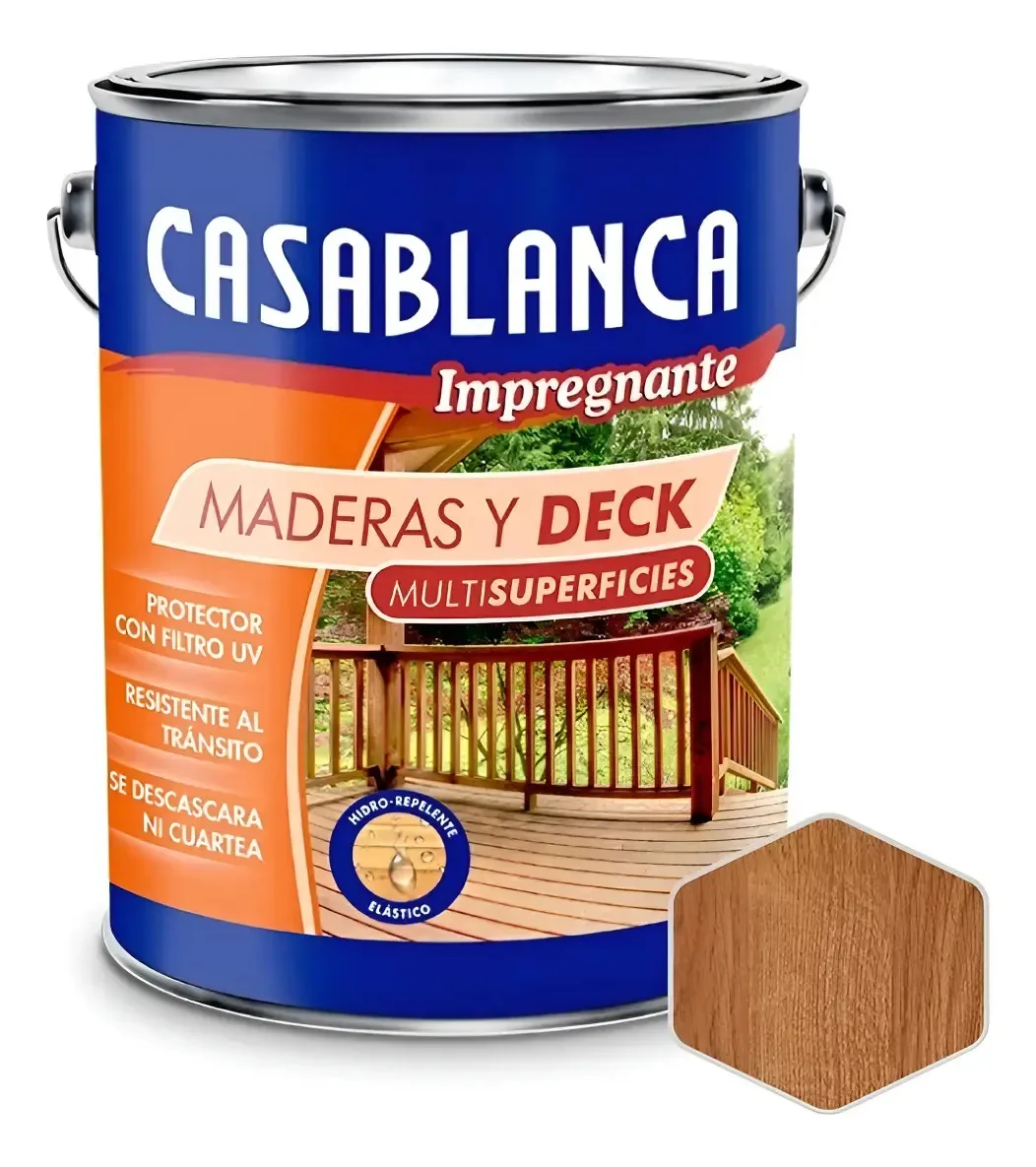 Proteção de móveis de convés de Casablanca | Pisos de madeira | 4lt Natural