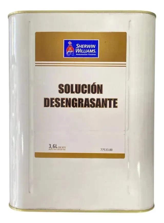 Desengordurante de pintura automotiva Sherwin Williams X3.6lt