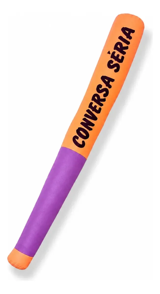 Almofada Decorativa Criativa Divertida Bastão Conversa Séria