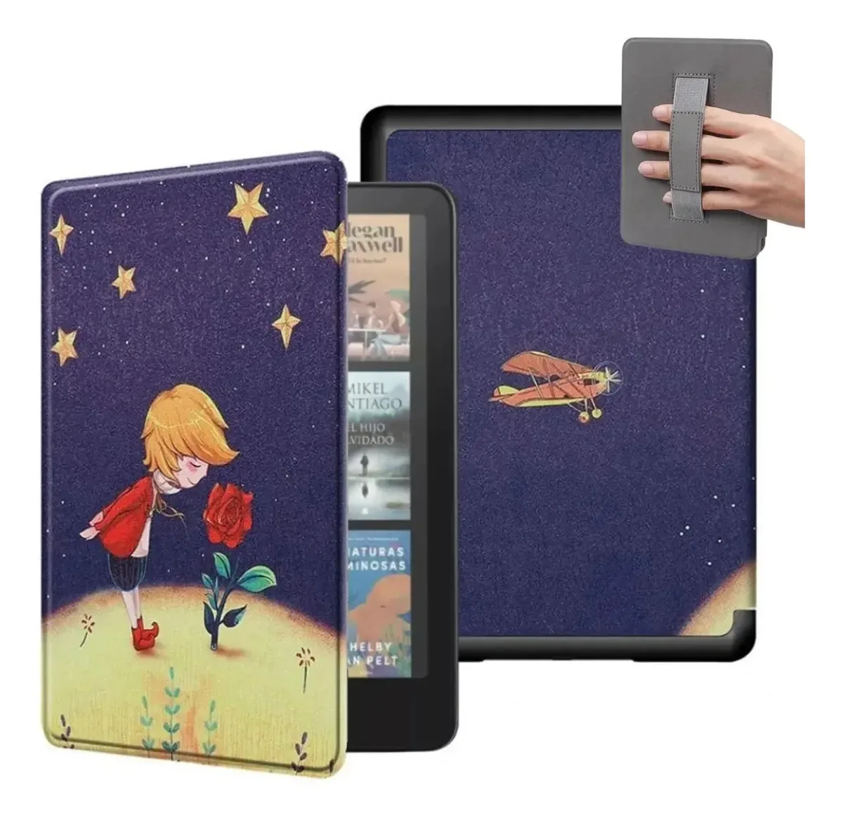 Capa Alça Estampada Para Kindle Colorsoft Signature Edition