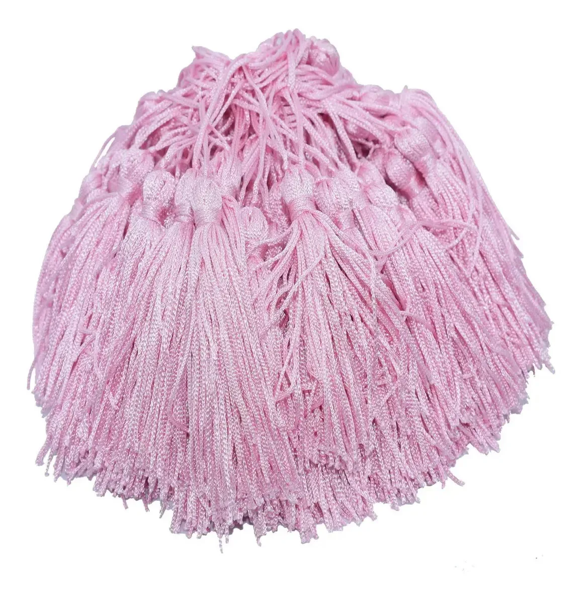 Franjas D Seda Pingente Tassel Azul Marinho 25 Unidades Cor Rose