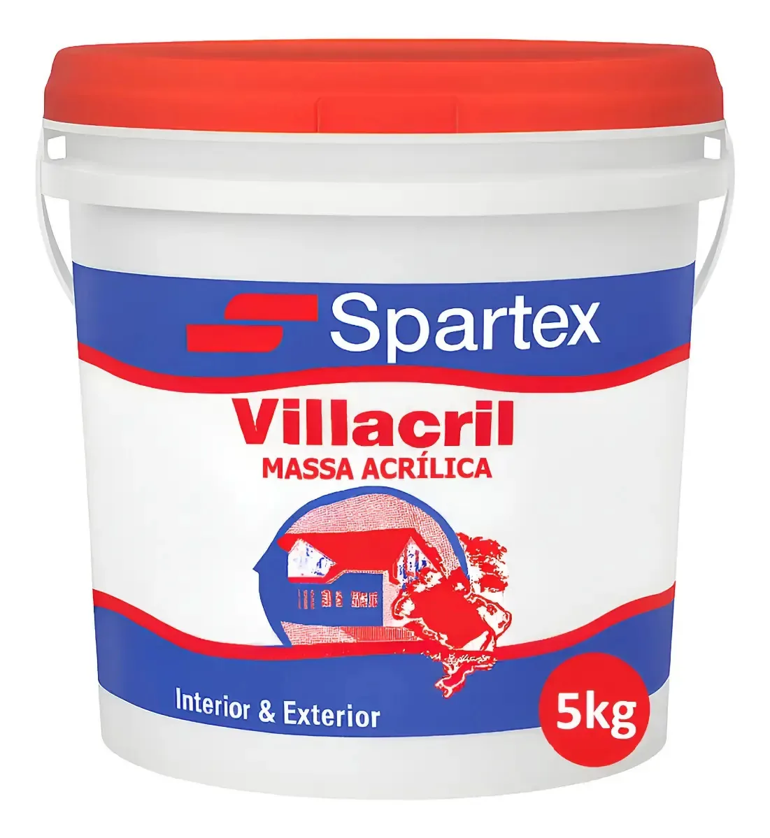 Massa Acrílica 5kg Paredes Internas & Externas Spartex