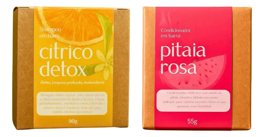Shampoo E Condicionador Natural Limpeza E Hidratação Vegano