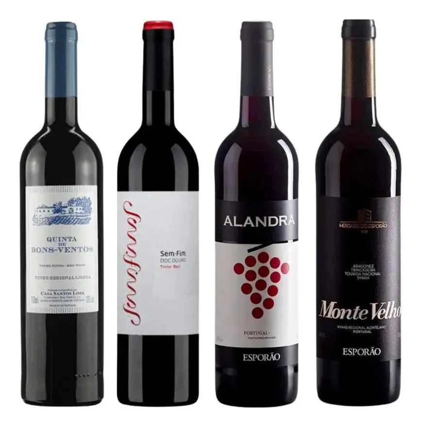 Kit 4 Vinhos Portugueses Seleção Especial