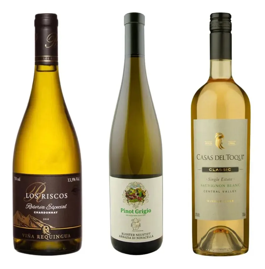 Kit Brancos Premium Abbazia, Chardonnay E Sauvignon