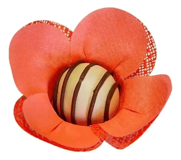100 Forminhas Doces Modelo Tulipa Casamento Aniversário Cor Coral