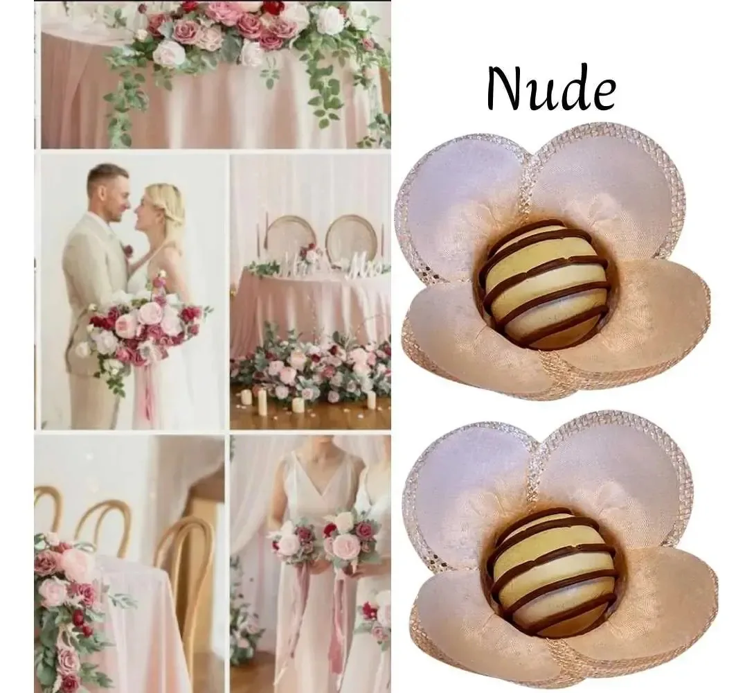 100 Forminhas Doces Modelo Tulipa Casamento Aniversário Cor Nude