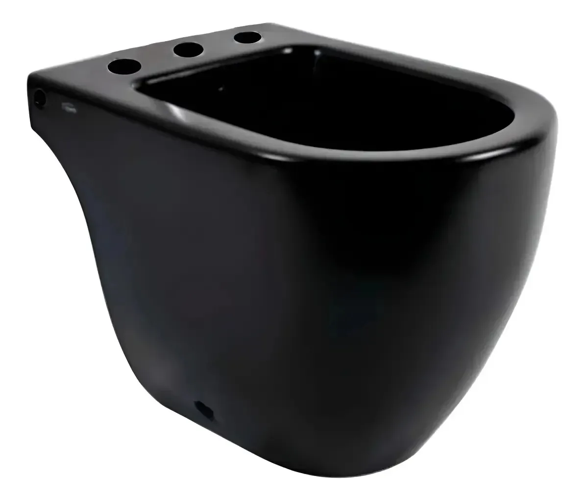 Ferrum Fontana Bide 3 furos preto acetinado Boa3j Ns