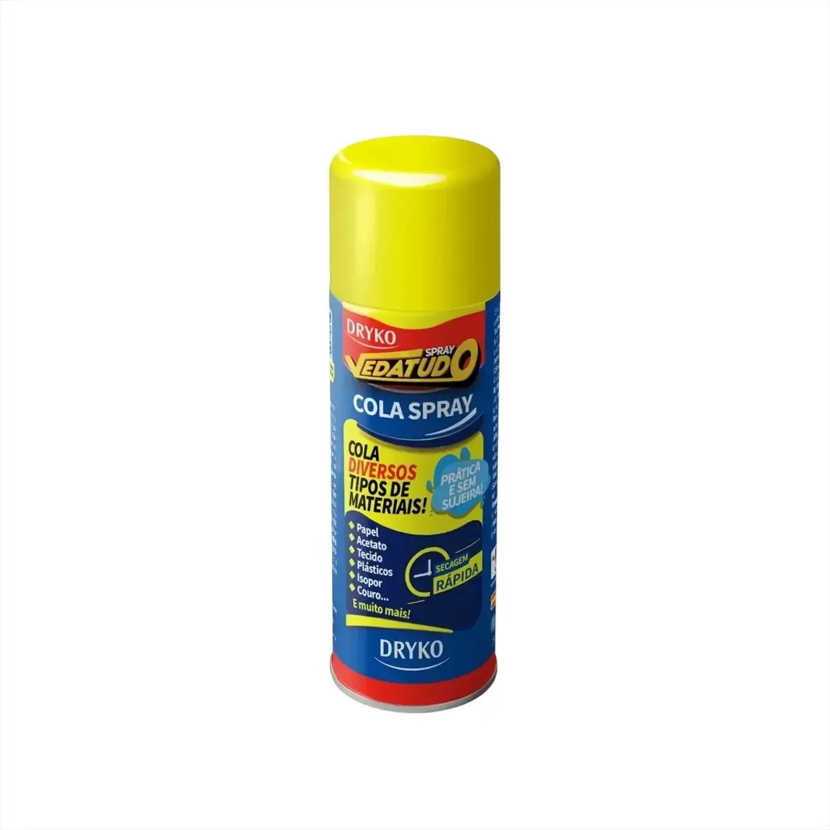 Cola Líquido Dryko 100ml Cola Spray Vedatudo Não Escorre Transparente