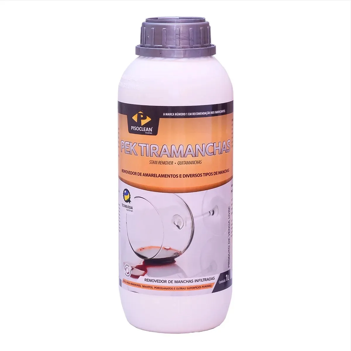 Limpa Remove Manchas Pisoclean Limpa Porcelanato 1 Litro