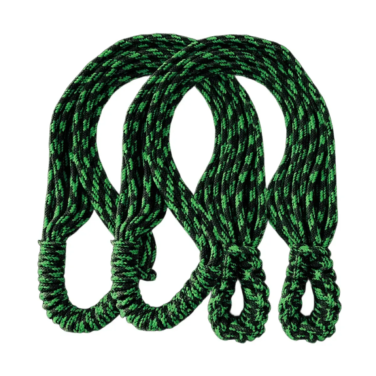 02 Extensores Cordas 70 Cm Cada Redes Dormir Descanso 01 Par Verde