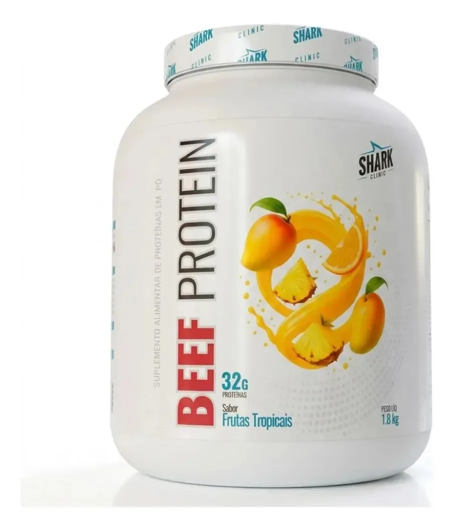 Beef Protein Colageno Hidro Frutas Tropical 1.8kg - Shark Frutas Tropicais