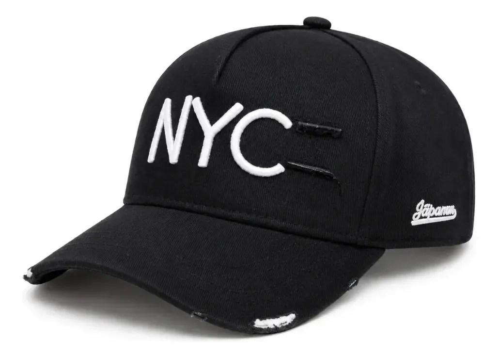 Boné Masculino Feminino Aba Curva Ajustável Snapback Bonés Preto G Lisa