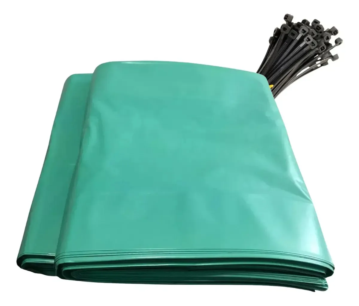 Saco Para Silagem 52x110 Verde 200 Micras Kit 100 Un