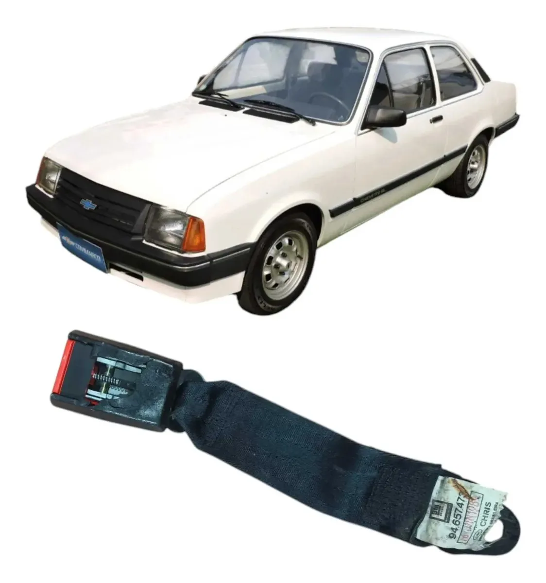 Cinto Segurança Traseiro Esquerdo Chevette 1989 1.6 2p
