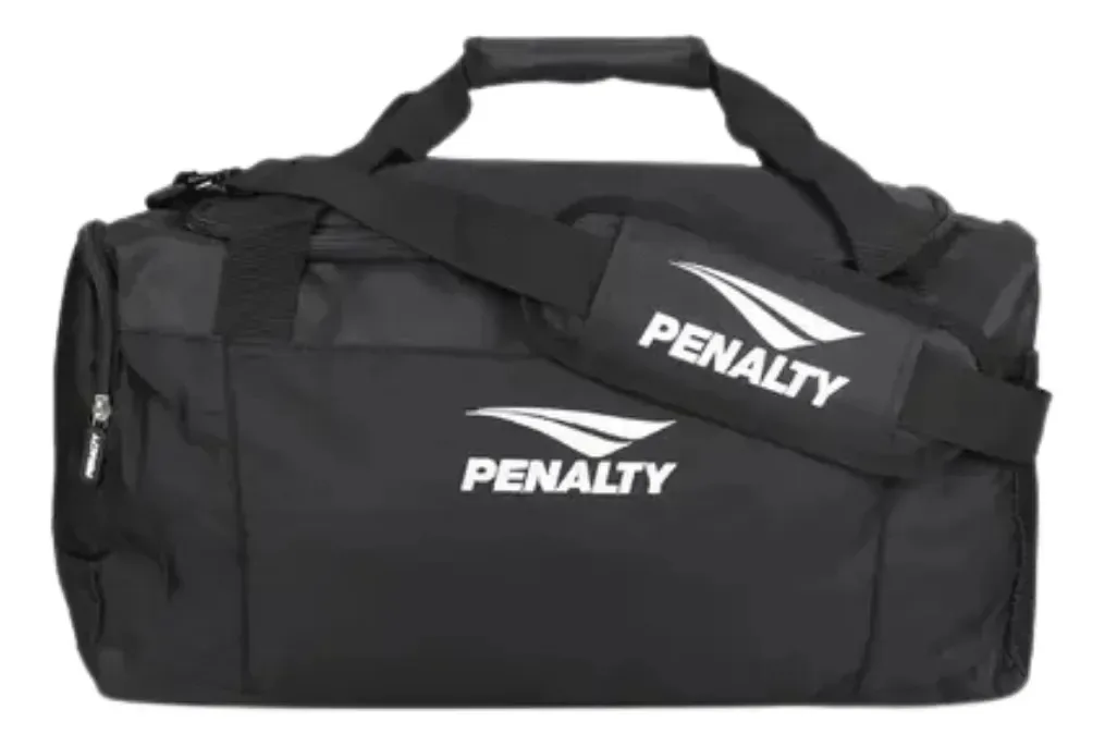 Sacola De Viagem Mala Academia Masculino E Feminino Penalty Preto Liso