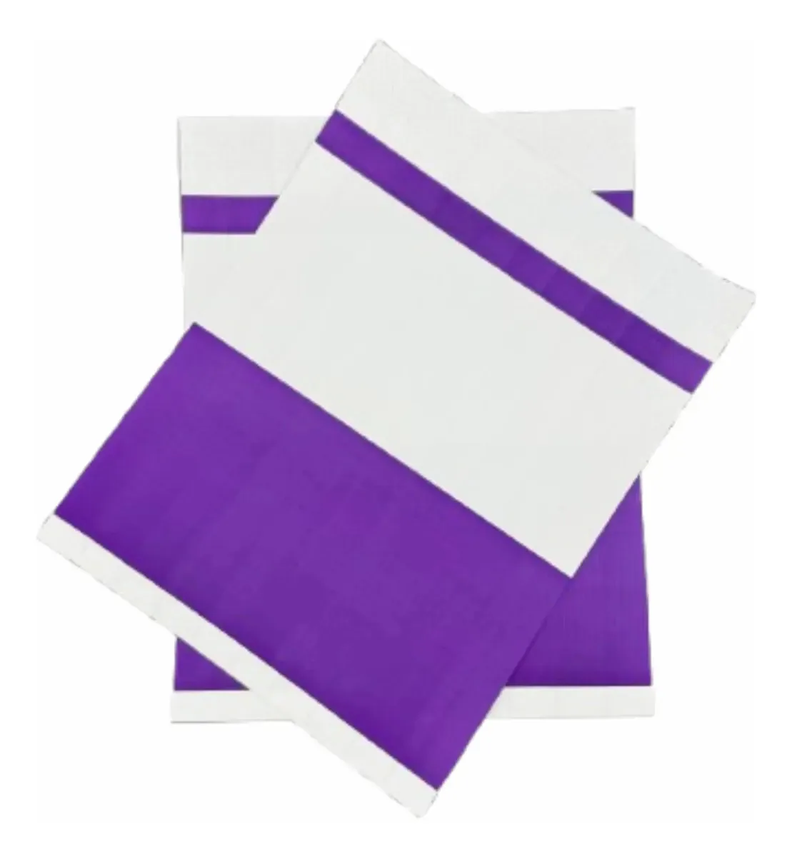 1.000 Pulseira De Identificação Para Impressão Jato De Tinta Cor Roxo