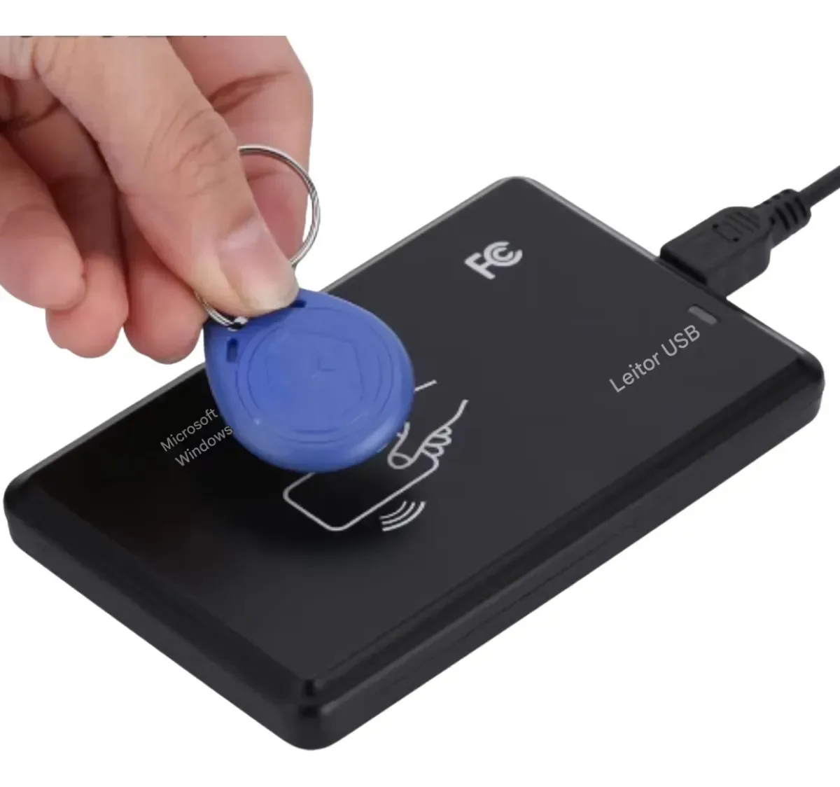 Leitor Cartão Rfid 125khz Usb Proximidade Em4100