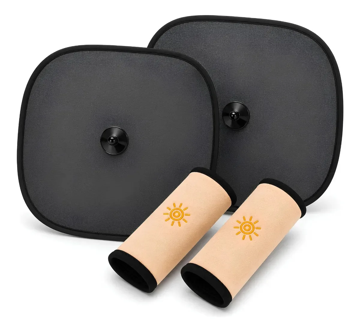 Kit Protetores de Cinto e Solar para Carro Azul, Vip