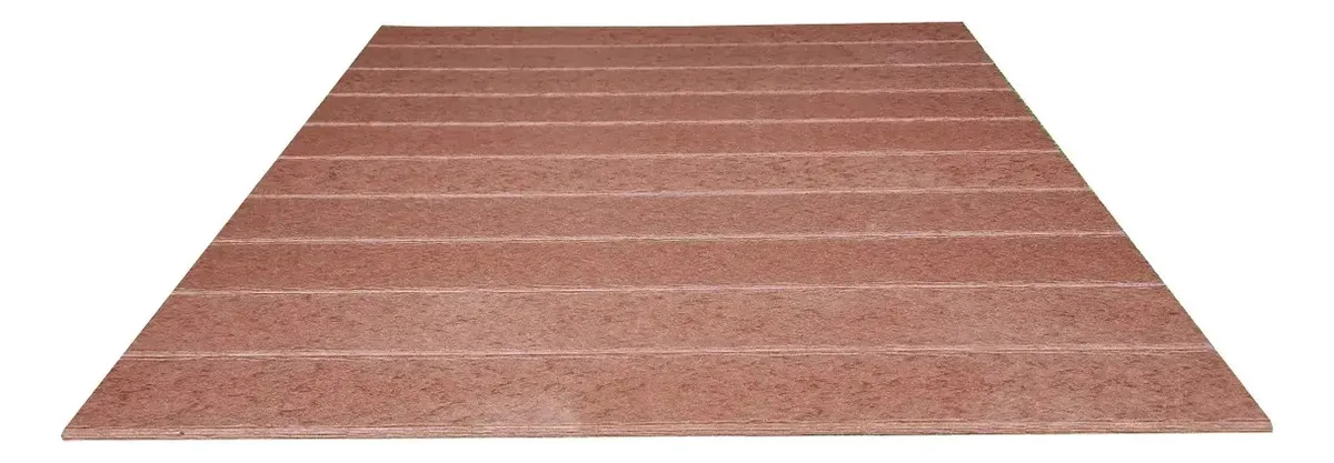 Deck Modular 50cm Madeira Plástica Varanda Piscina Quintal Marrom