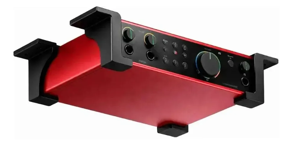 Suporte Fixar Mesa Interface Áudio Focusrite Scarllet E Solo Preto