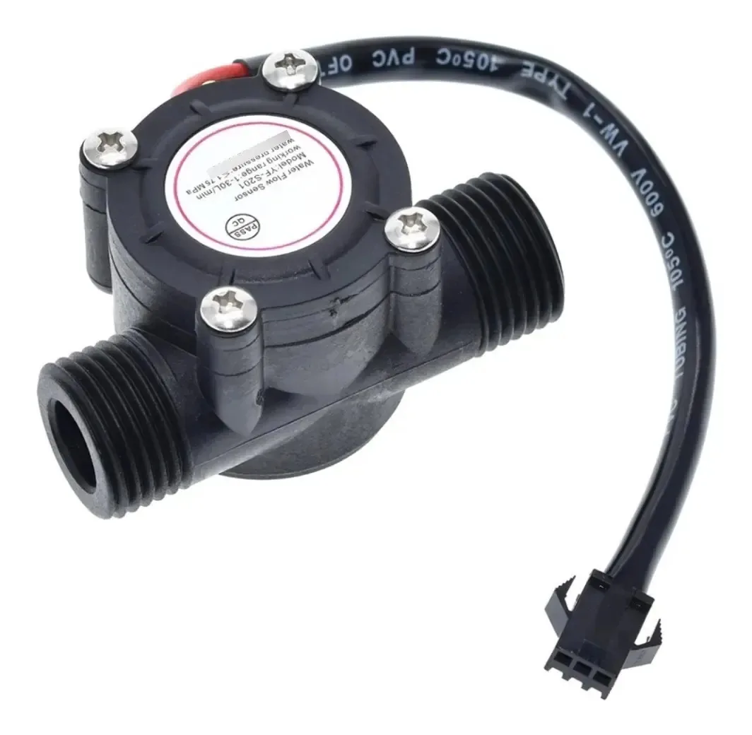 2 Sensor De Fluxo Vazão Água 1/2 Yf-s201 Arduino Efeito Hall