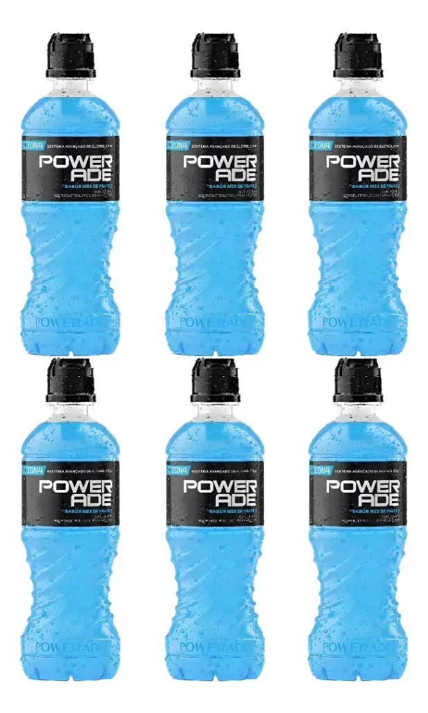 Isotônico Powerade Powerade Mix De Frutas Kit X 6